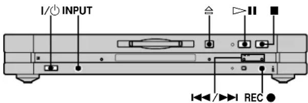 SONY MDSLSA1 - Recording on an MD - 1
