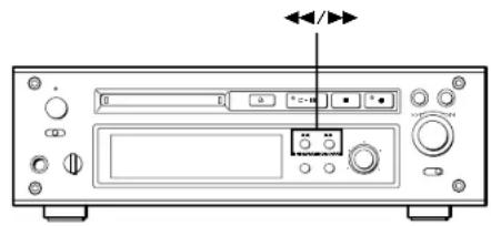 SONY MDSJ3000ES - Localisation d'un point donné sur une plage - 1