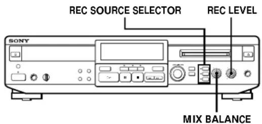 SONY MXDD1 - Adjusting the Recording Level - 1