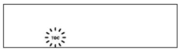 SONY MXDD1 - When "TOC" flashes in the display - 1