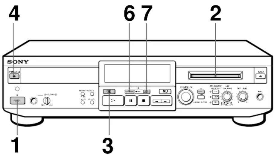 SONY MXDD1 - (CD Synchro-Recording) - 1