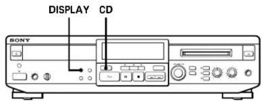 SONY MXDD1 - Vérification du temps restant sur un CD - 1
