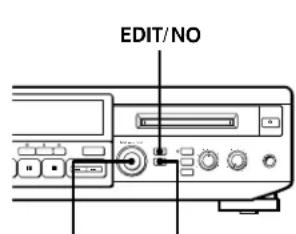 SONY MXDD1 - Effacement d'un enregistrement (fonction d'effacement) - 2