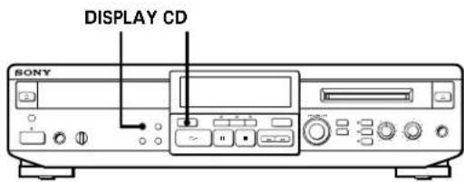 SONY MXDD1 - Checking Remaining Time of a CD - 1