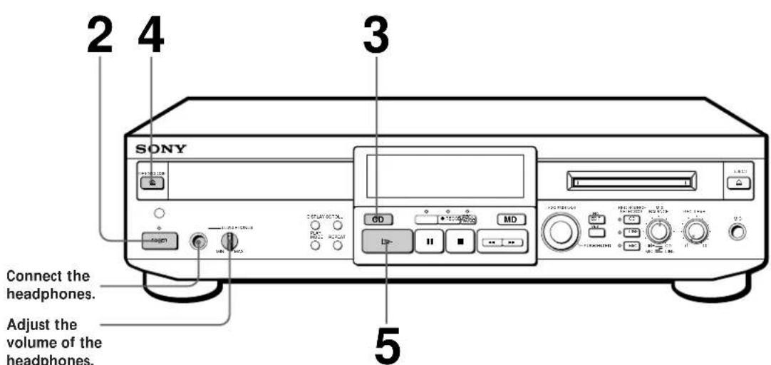 SONY MXDD1 - Playing a CD - 1