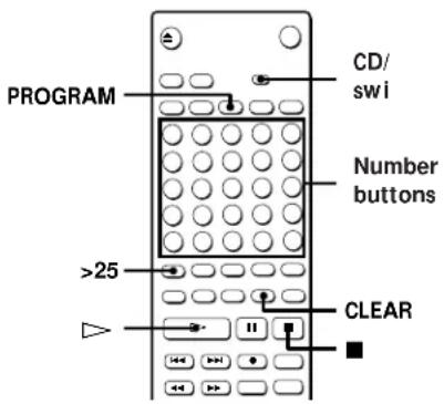 SONY MXDD1 - Playing Tracks on an MD in the Desired Order (Program Play) - 2
