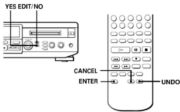 SONY MXDD1 - Annulation de la dernière opération de montage (fonction de annulation) - 1