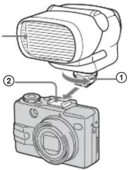 SONY HVLF32X - En cas d'utilisation d'un apparéil photo numérique compatible avec la griffe porte-accessoire intelligente - 4