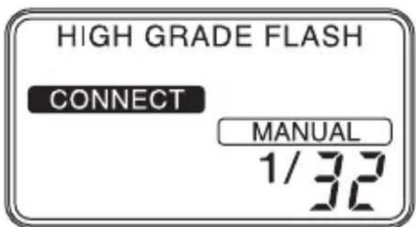 SONY HVLF32X - The flash mode of the digital still camera compatible with the advanced accessory shoe can be changed in the following order by the mode button on this unit. - 7