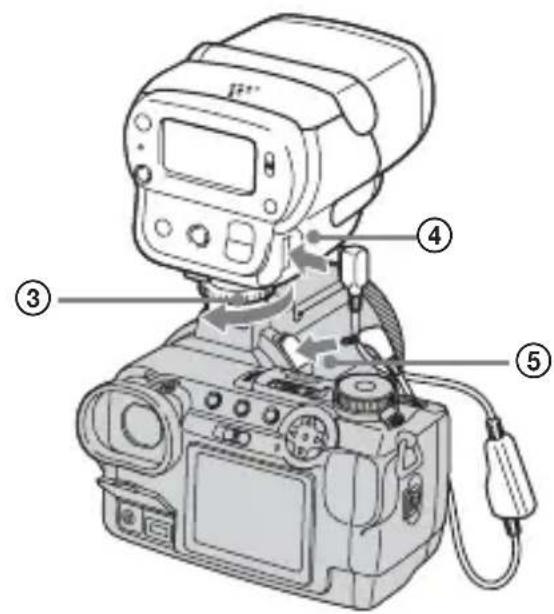 SONY HVLF32X - When using the digital still camera which is not compatible with the advanced accessory shoe - 3