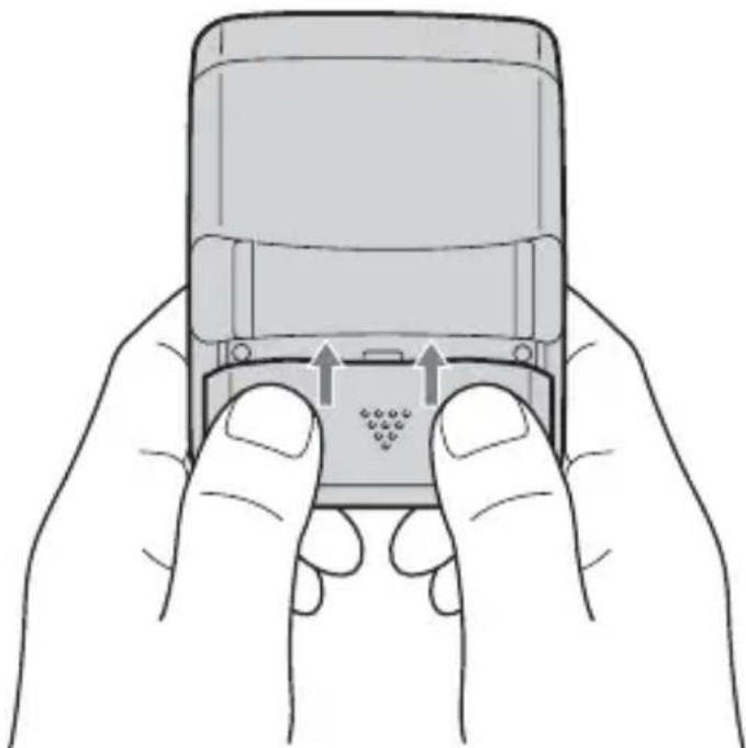 SONY HVLF32X - Fermeture du couvercle des piles - 1