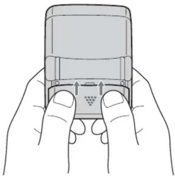 SONY HVLF32X - Closing the battery cover - 1