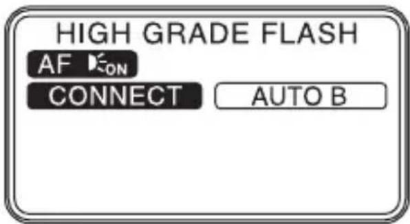 SONY HVLF32X - The flash mode of the digital still camera compatible with the advanced accessory shoe can be changed in the following order by the mode button on this unit. - 5