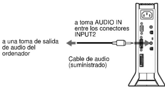 SONY SDMN80 - Paso 4: Conexión del cable de audio - 1