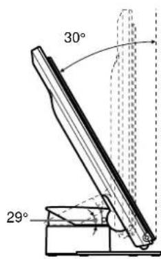 SONY SDMN80 - Regolazione dell'inclinazione e dell'altezza - 1