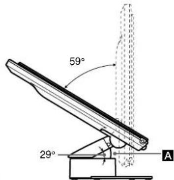 SONY SDMN80 - Regolazione dell'inclinazione e dell'altezza - 2