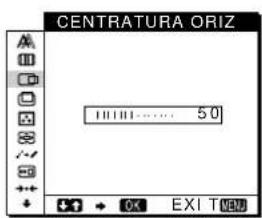 SONY SDMN80 - 3CENTRATURA ORIZ (solo segnali RGB analogici) (pagina 1 - 1