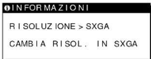 SONY SDMN80 - Se sullo schermo appeare CAMBIA RISOL. IN SXGA - 1