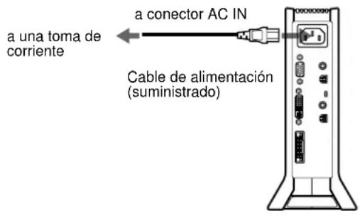 SONY SDMN80 - Paso 5: Conexión del cable de alimentación - 1