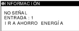 SONY SDMN80 - Si NO SENAL aparece en pantalla - 1