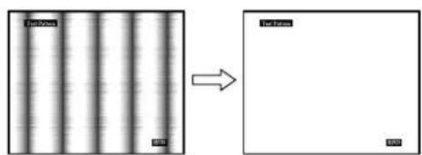 SONY SDMN80 - Eliminación del parpadeo o de la borrosidad de laImagen (FASE/ ANCHO) (Sólo señales RGB analógicas) - 1