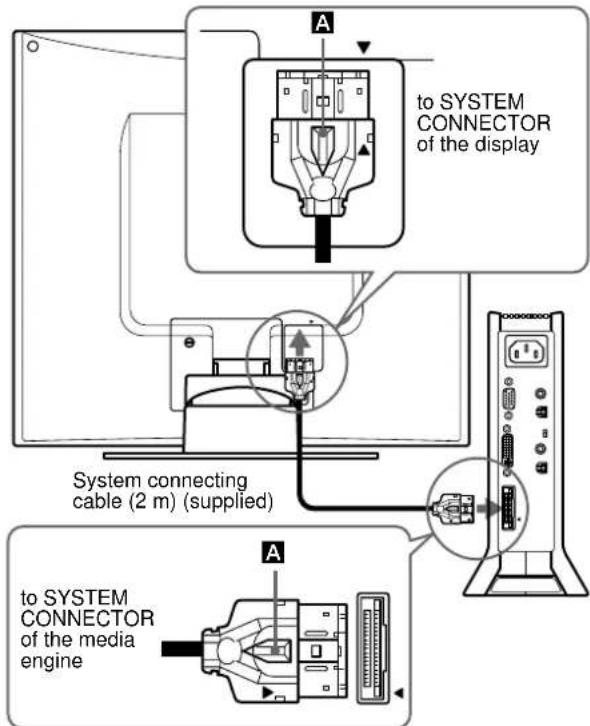 SONY SDMN80 - Step 3:Connect the display and media engine - 1