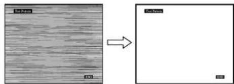 SONY SDMN80 - Suppression du scintillagement ou du flou (PHASE/PITCH) (signaux analogiques RVB uniquement) - 2