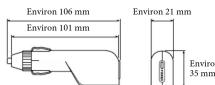 SONY DCCU50A - Dimensions - 1