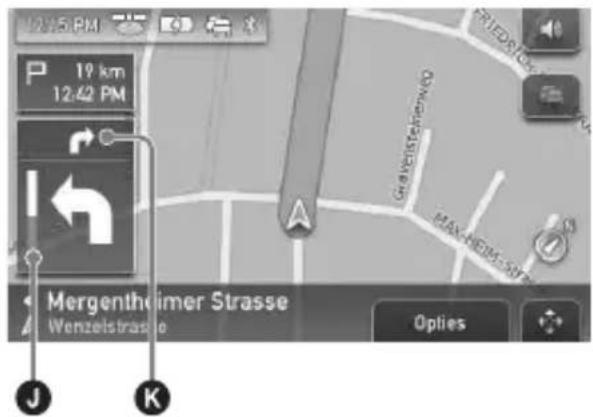 12:50 PM 19 km 12:42 PM Mergenthalmer Strasse Wenzelstrasse J K Options