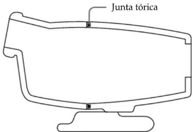 SONY MPKDVF5M - Forma de impermeabilizar de la junta tórica - 1