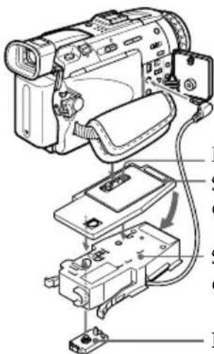 SONY MPKDVF5M - Avant de fixer le caméscope - 3