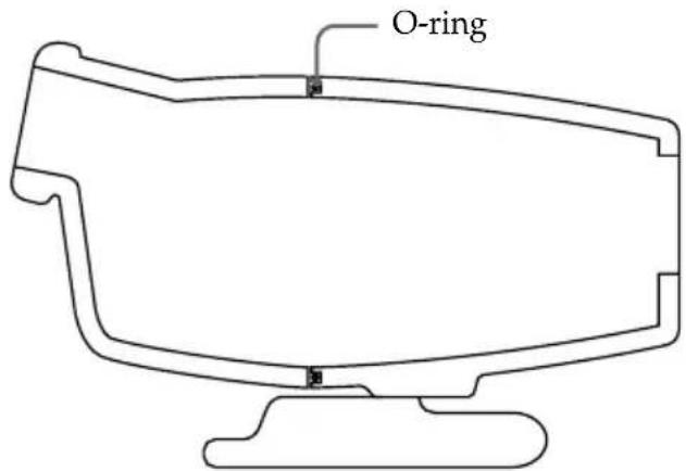 SONY MPKDVF5M - How the O-ring waterproofs - 1
