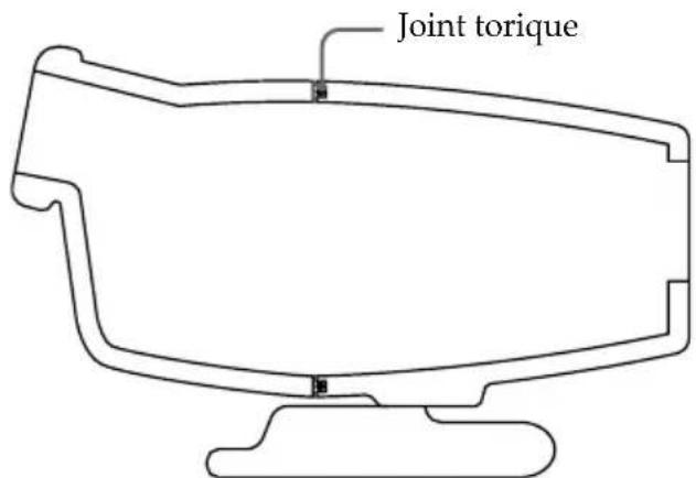SONY MPKDVF5M - Dequelle façon le joint torique assure-t-il l'étanchéité ? - 1