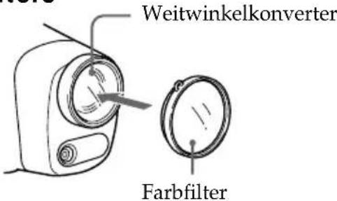 SONY MPKDVF5M - Anbringendesmitgelieferten Farbfilters - 1