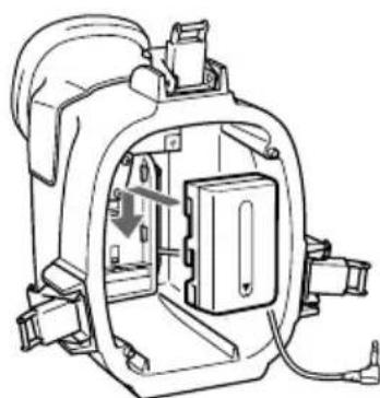 SONY MPKDVF5M - Preparing the marine pack (installing the battery) - 6