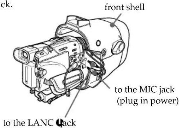 SONY MPKDVF5M - Installing the camcorder to the marine pack - 1