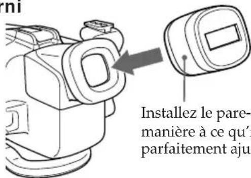 SONY MPKTRV7 - Utilisation du pare-soleil fourni - 1