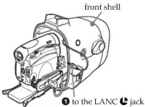 SONY MPKDVF7 - Installing the camcorder to the marine pack - 1