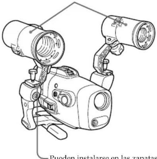 SONY MPKDVF7 - Utilización de las luces de vídeo submarinas (opcionales) - 1