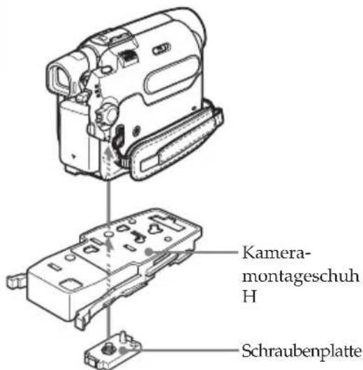 Kamera- montageschuh H Schraubenplatte