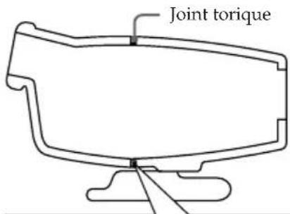 SONY MPKDVF7 - De quelle façon le joint torique assure-t-il l'étanchéité ? - 1