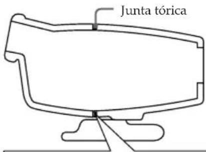 SONY MPKDVF7 - Forma de impermeabilizar de la junta tórica - 1