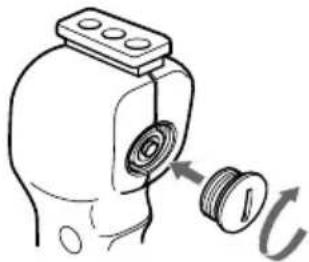 SONY MPKDVF7 - Inserte la pila de litio CR2 de Sony en la empuñadura. - 3
