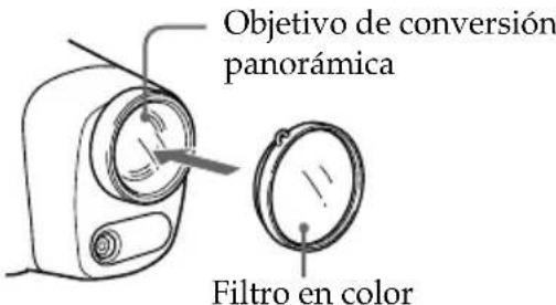SONY MPKDVF3 - Fijación del filtro en color suministrado - 1