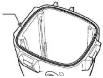 SONY MPKDVF3 - Le joint torique assure l'étanchéité du caisson. Pour garder une parfaite étanchéité, manipulez ce joint avec précaution. - 1