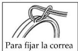 SONY MPKDVF3 - Fijación de la correa suministrada - 1