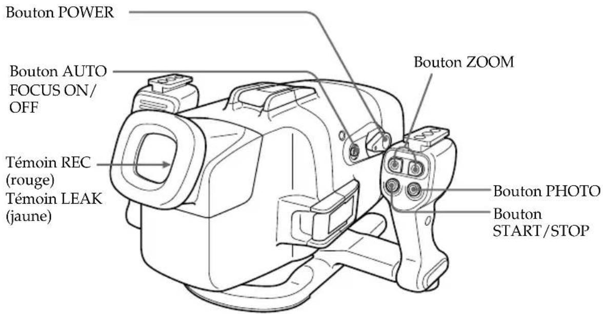 SONY MPKDVF4 - Installation du caméscope dans le caisson étanche - 7