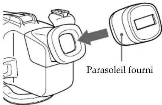 SONY MPKDVF4 - Utilisation du parasoleil fourni - 2