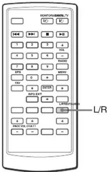 MONITORS/UNITS/LTV I/O I/O 1 2 3 4 5 6 7 8 9 EPG 0 FAV ENTER INFO EXIT L/RTEXTAUDIO PAGE VOL CHATT L/R