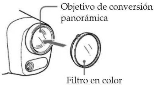 SONY MPKDVF6 - Fijación del filtro en color suministrado - 1